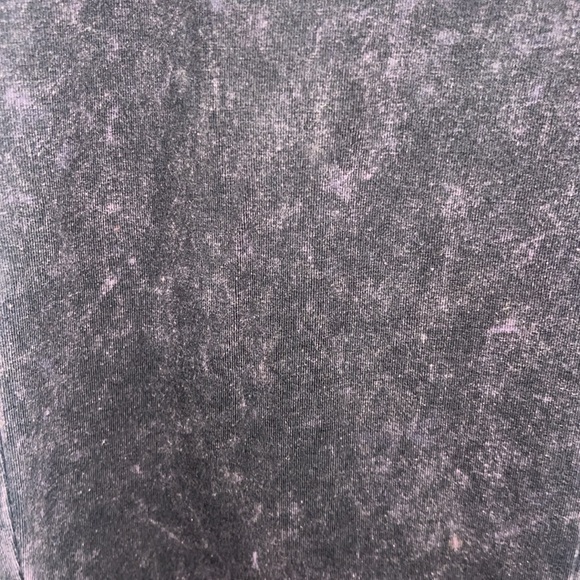 Extra high waist, mineral wash flares. - Picture 3 of 6